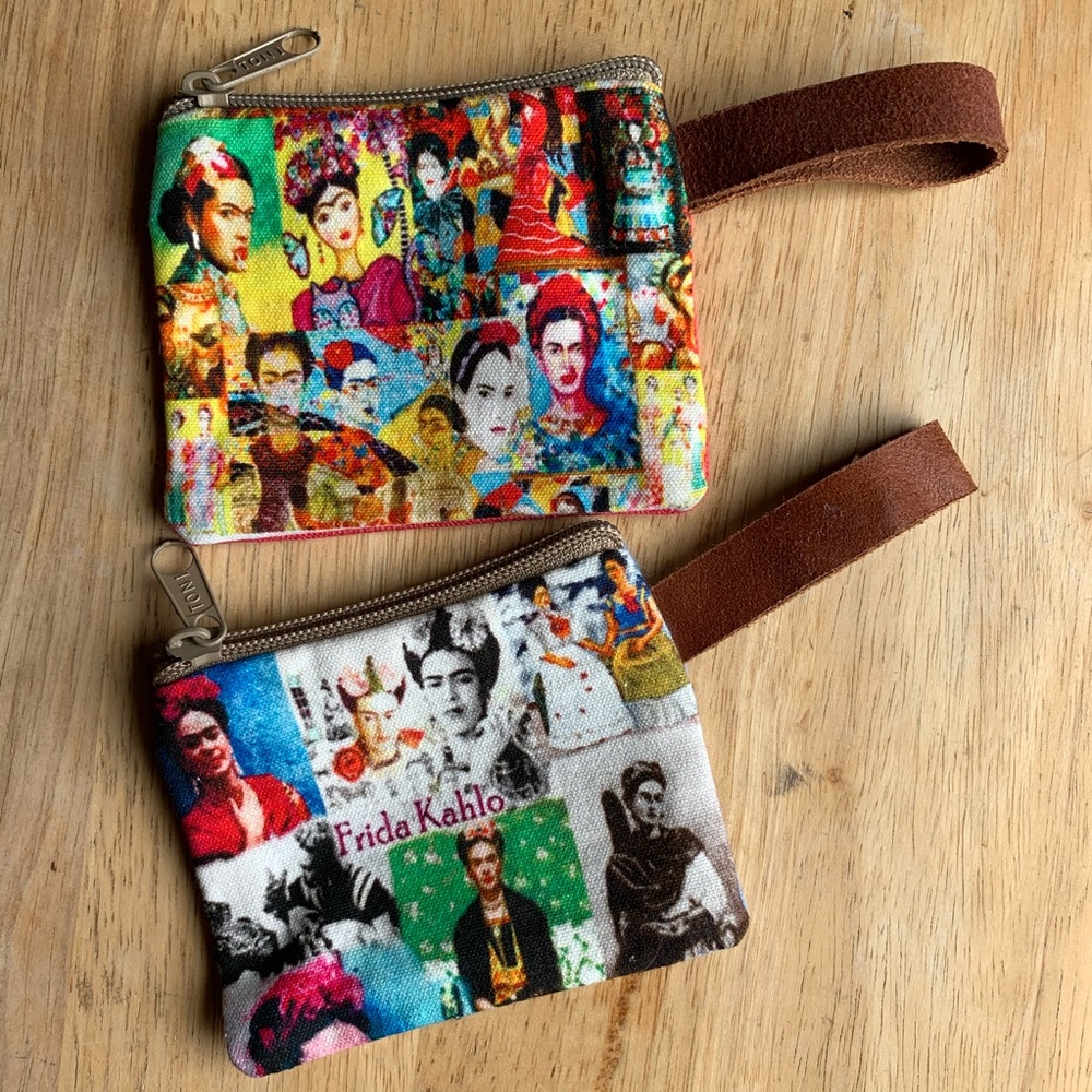 Frida Kahlo Coin Purse Wallets - Pair